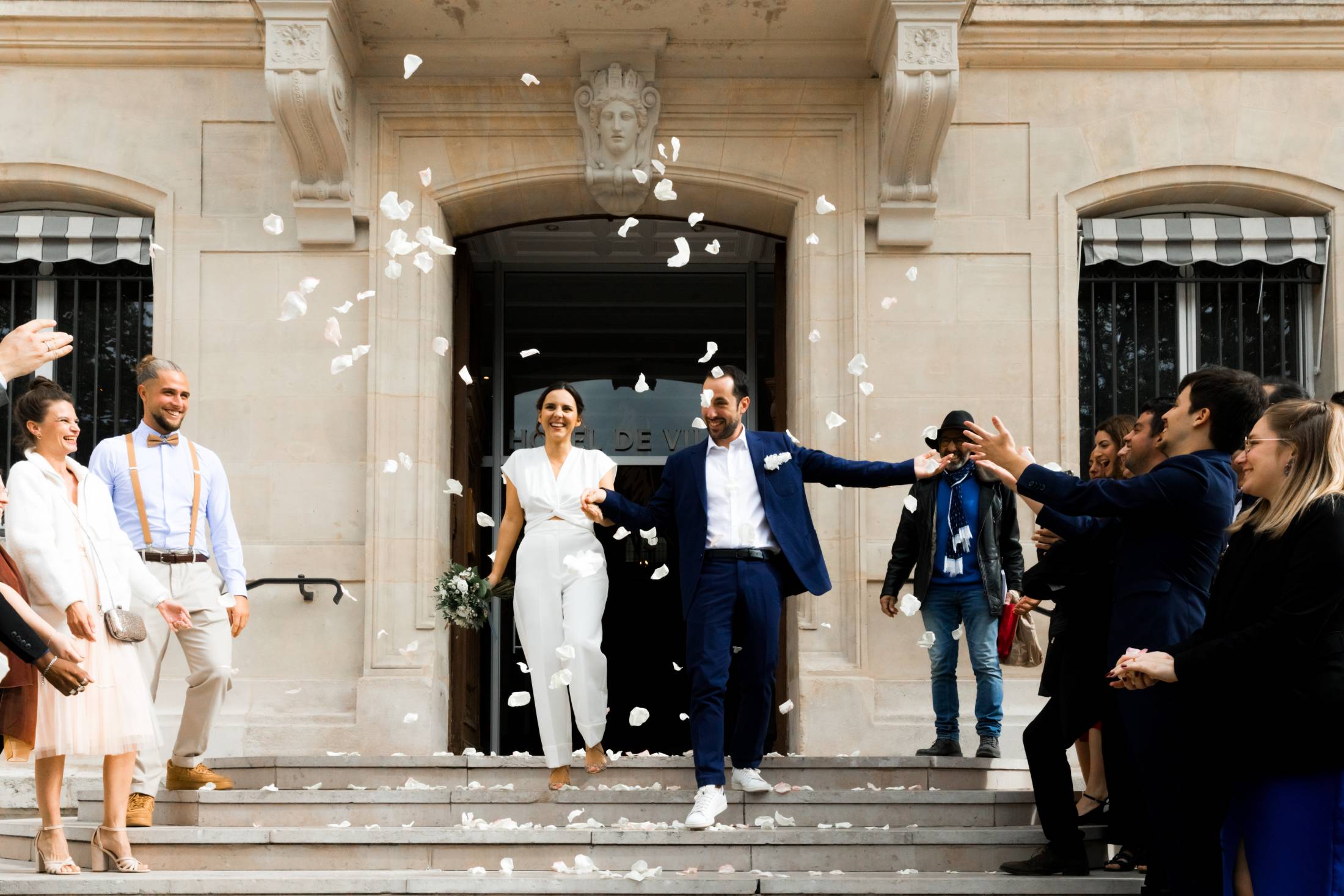 Mariage civil en région parisienne