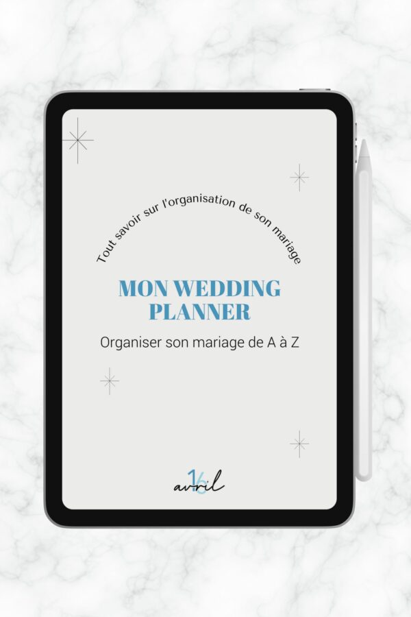 E-book organiser son mariage