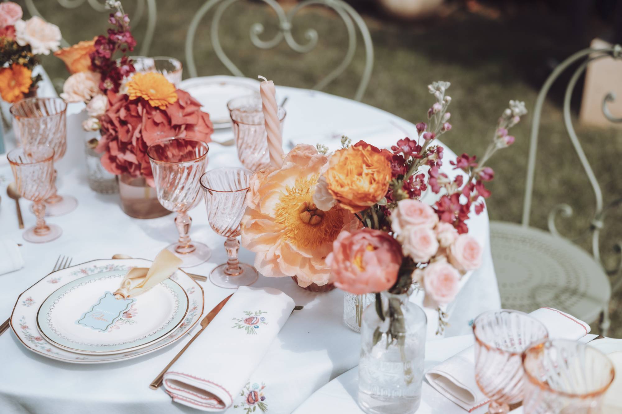 Décoration de mariage en petit comité